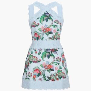 Hill House Blue Floral Mini Dress